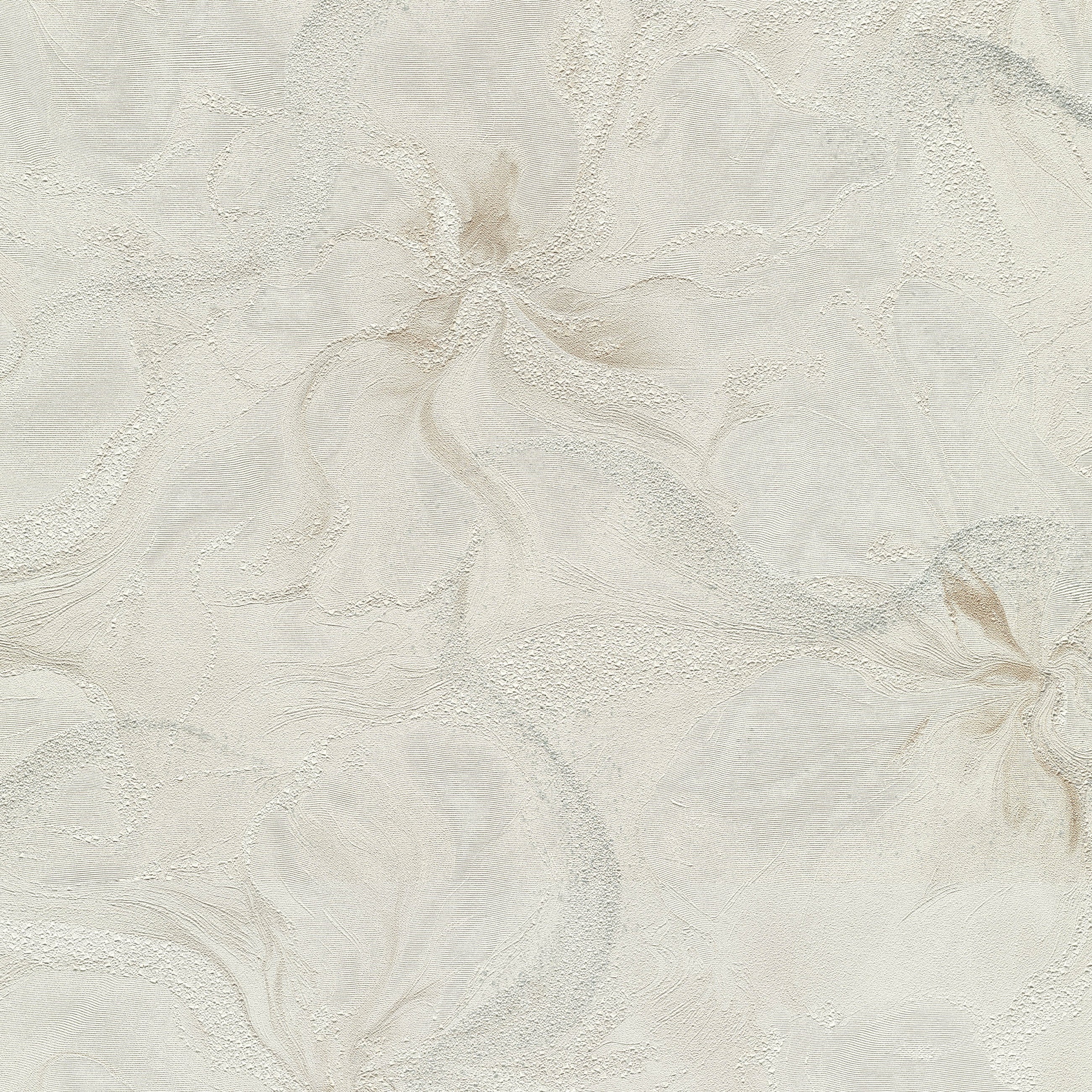 10514-14 Aurora Floral Cream Wallpaper by Erismann