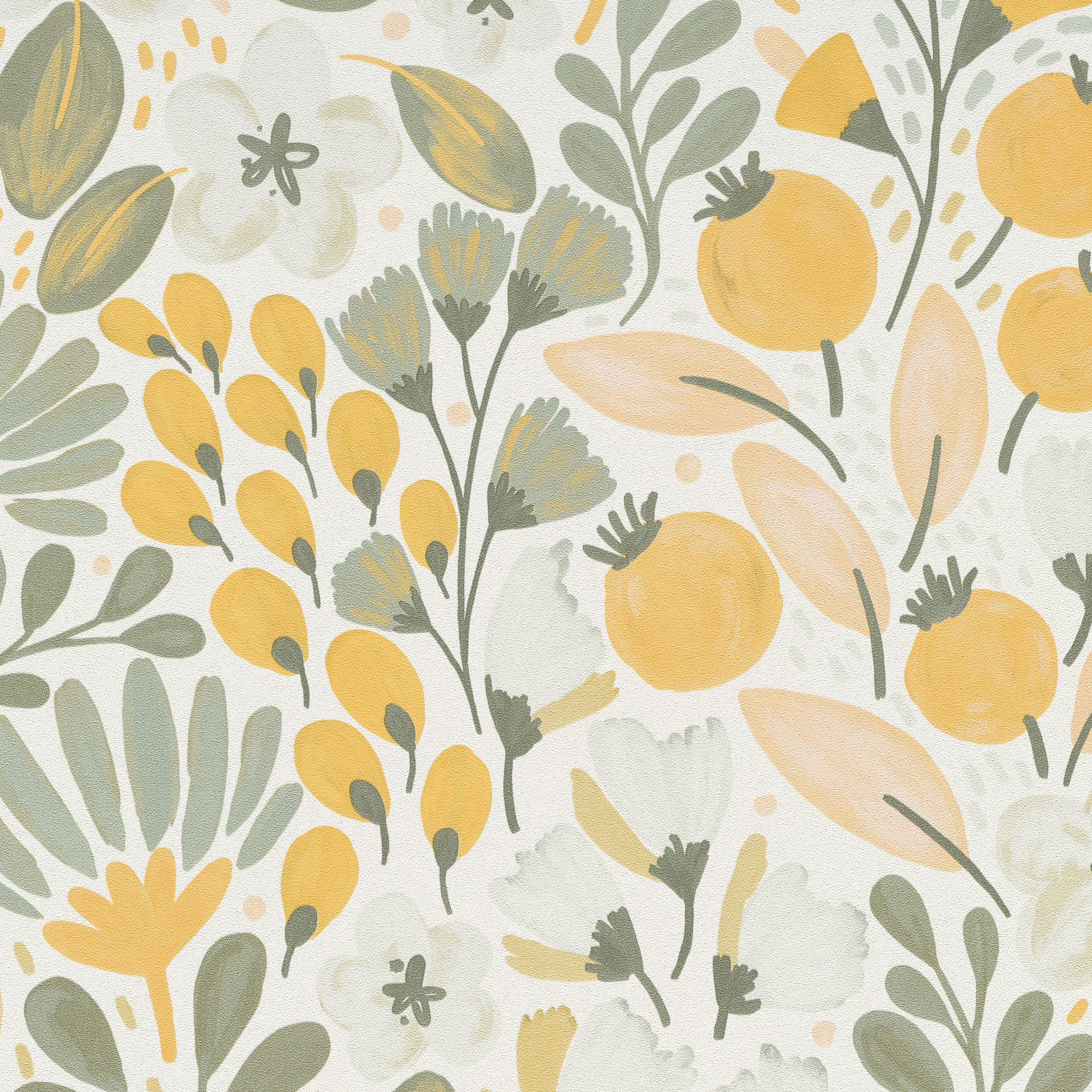 10518-07 La Terrasse Jardin Poetique Wallpaper by Erismann
