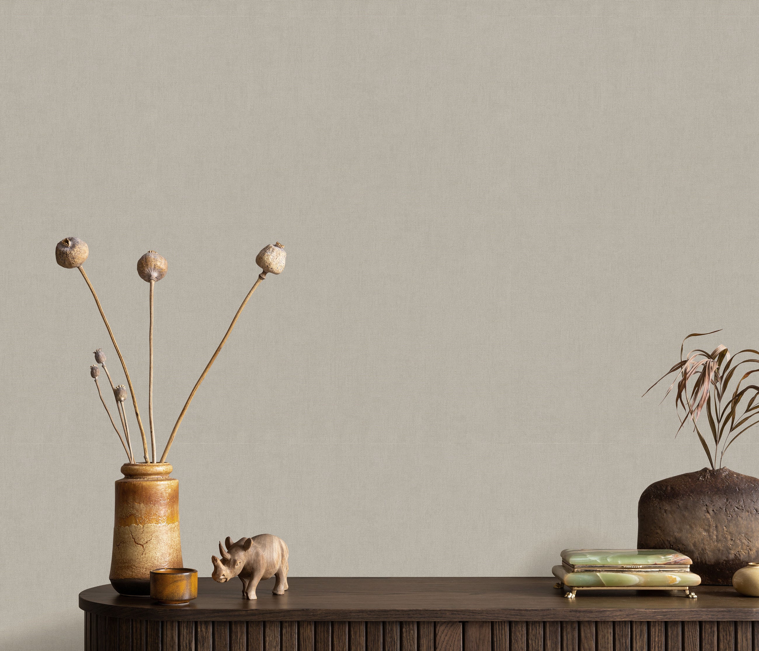 10539-38 Aurora Plain Light Taupe Wallpaper by Erismann