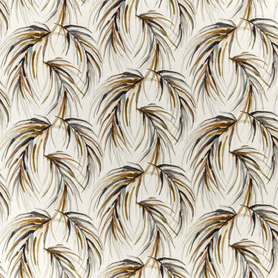 Alvaro Mirador Drapery Honey / Slate / Topaz Fabric by Harlequin