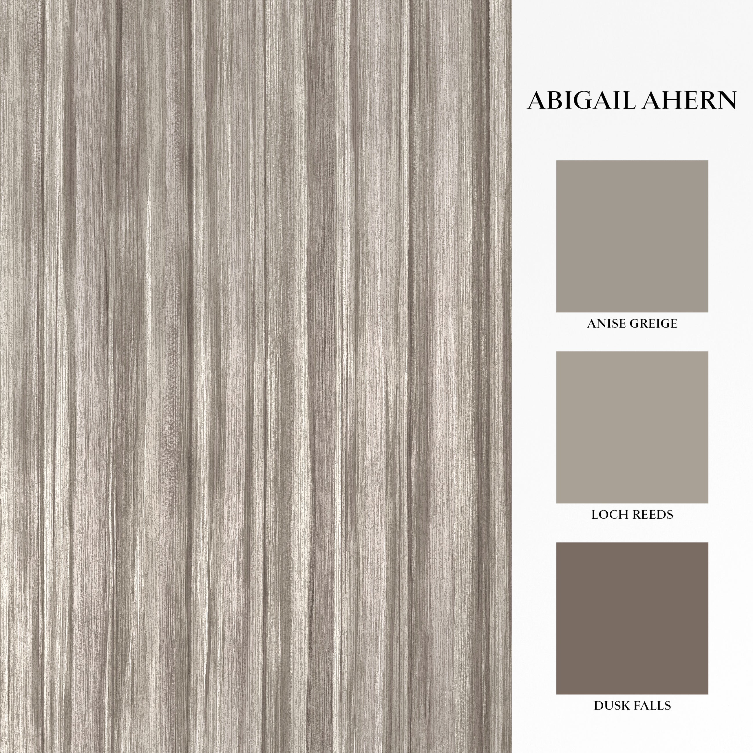 140096 Linear Luxe Pewter Wallpaper by Abigail Ahern