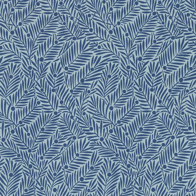 Yew & Aril Bedford Park Indigo Wallpaper by Morris & Co