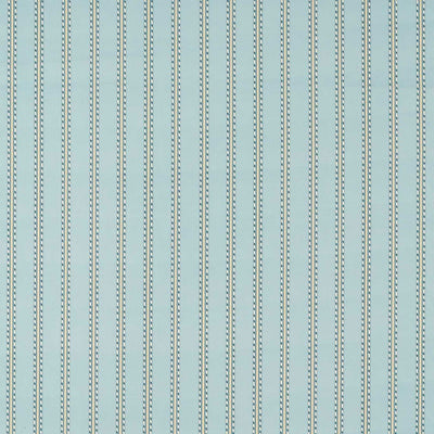 Holland Park Stripe Outdoor-Performance Mineral Blue Fabric by Morris & Co