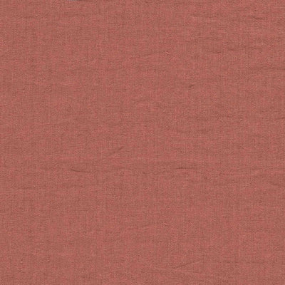 Rue Linen Henna Fabric by Sanderson