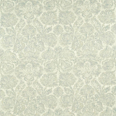 Visconte Damask Stone Fabric by Zoffany