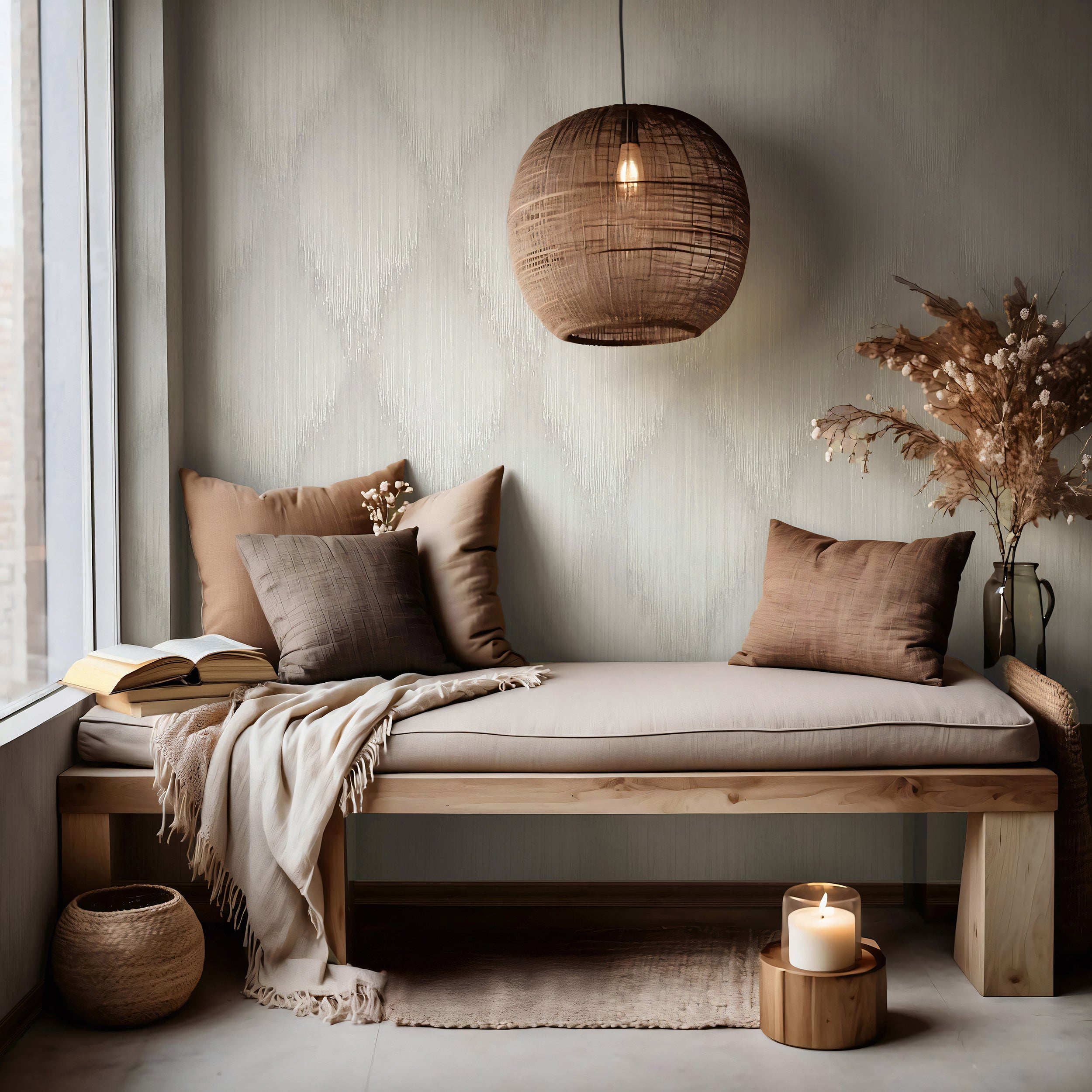 35801 Stripes Beige Wallpaper by Galerie