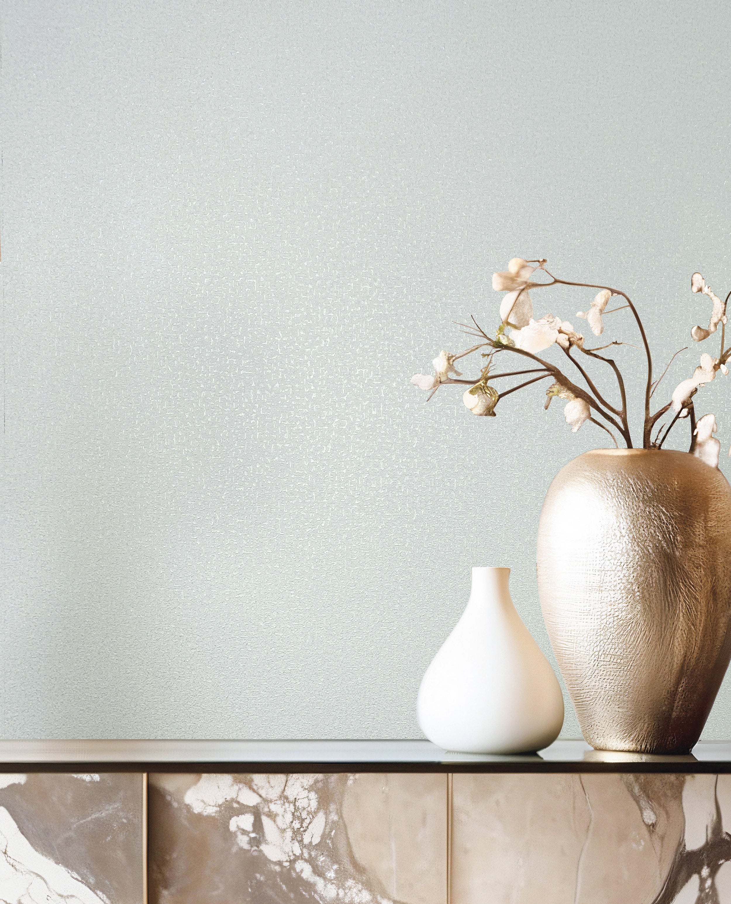 35820 Uni Silver Grey Wallpaper by Galerie