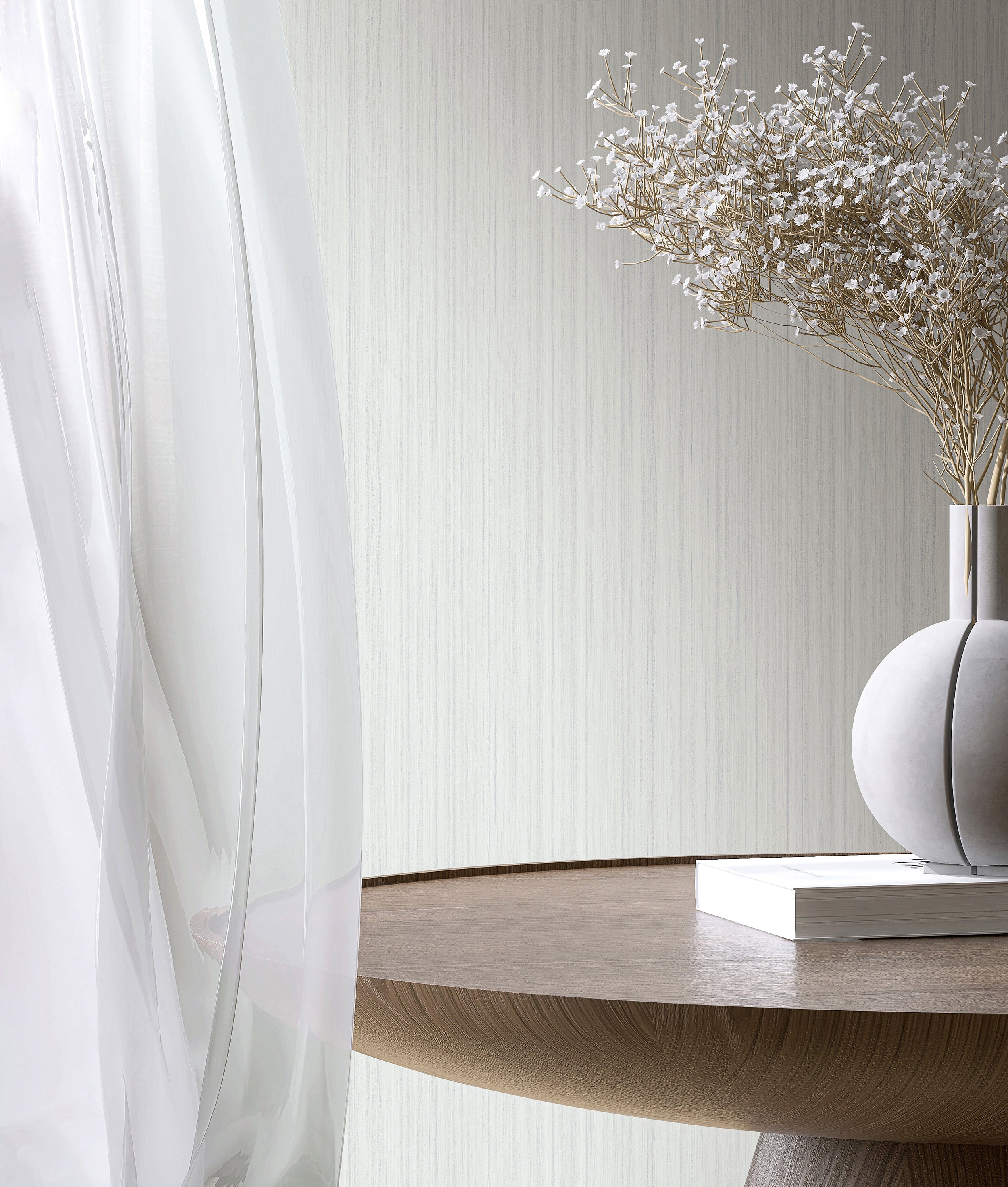 35832 Stripes Silver Grey Wallpaper by Galerie