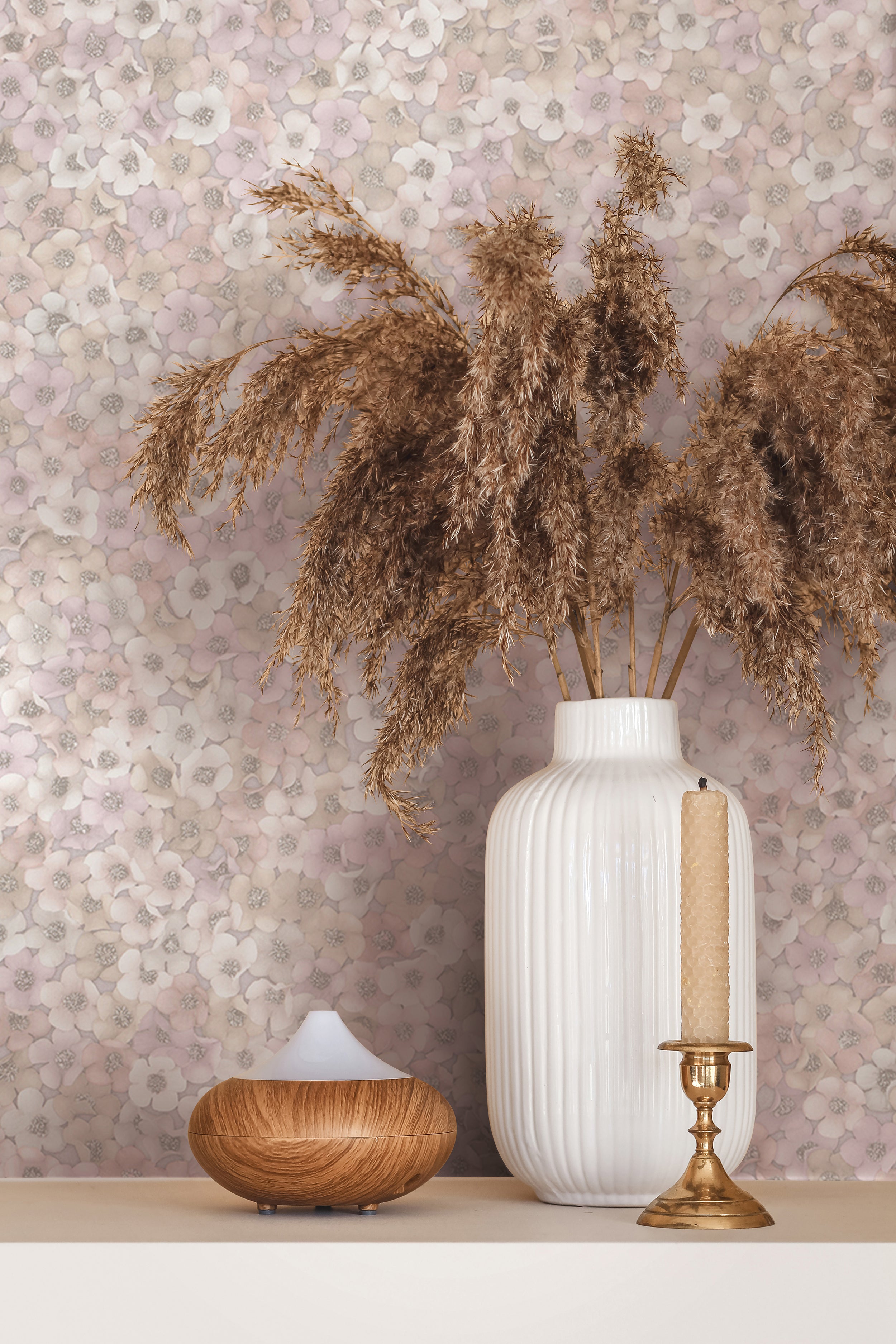 35842 Floral Pink Wallpaper by Galerie