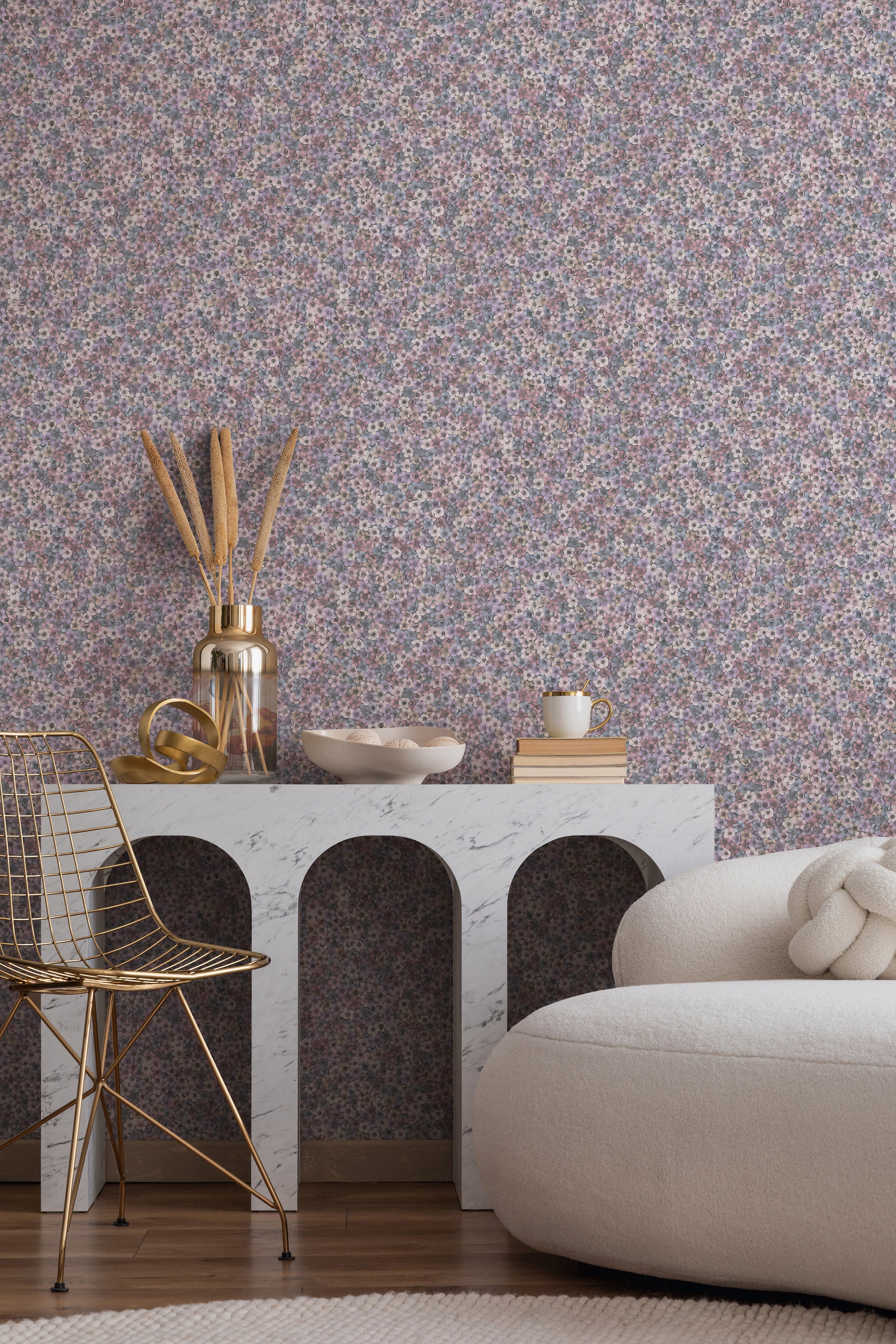 35844 Floral Pink Wallpaper by Galerie