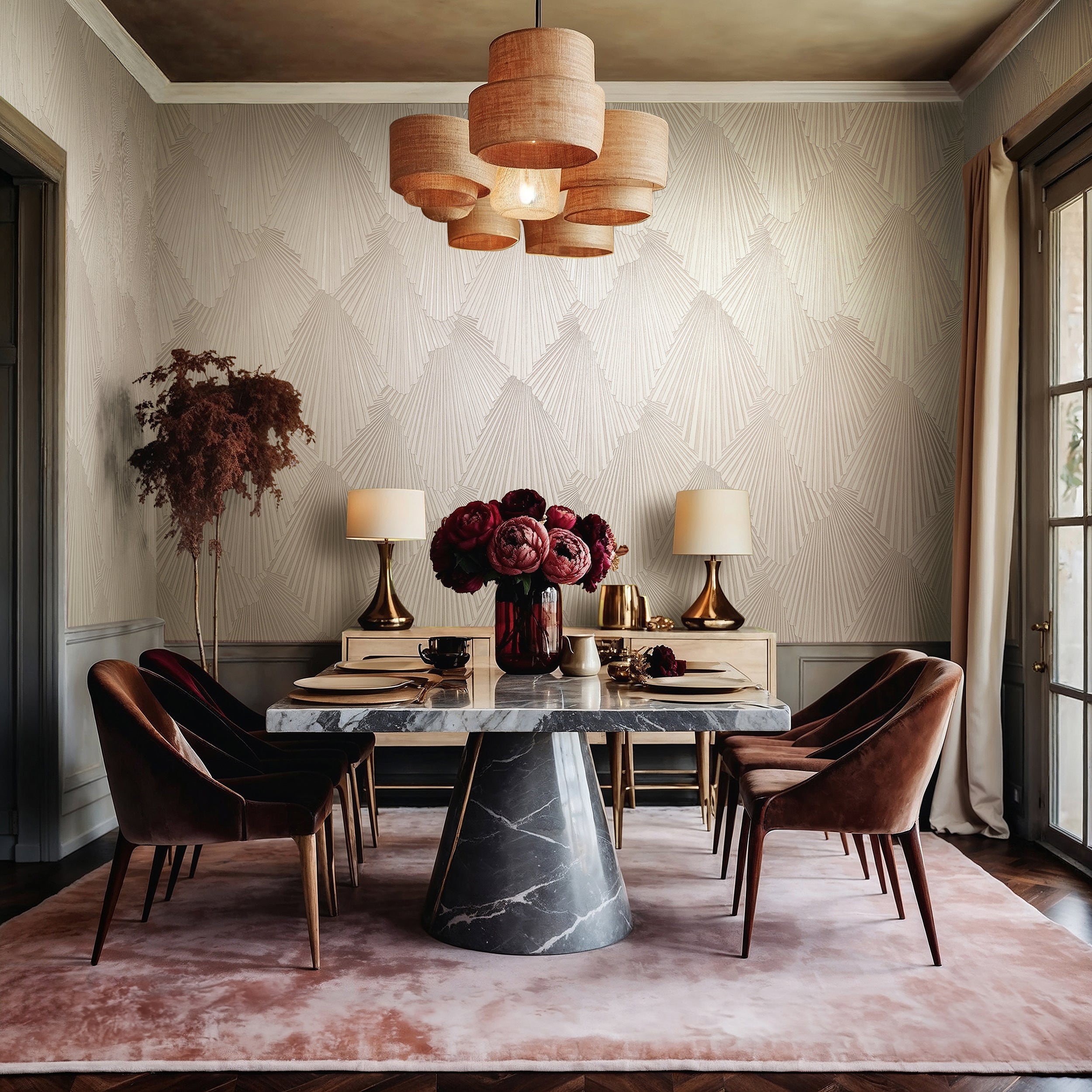 35848 Graphic Pink Wallpaper by Galerie