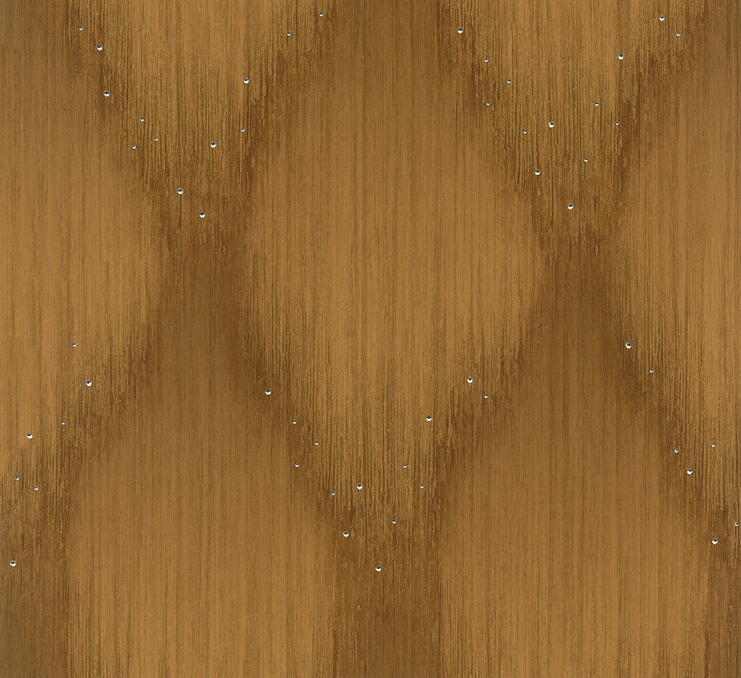 35885 Rhinestone Stripes Bronze Brown Wallpaper by Galerie