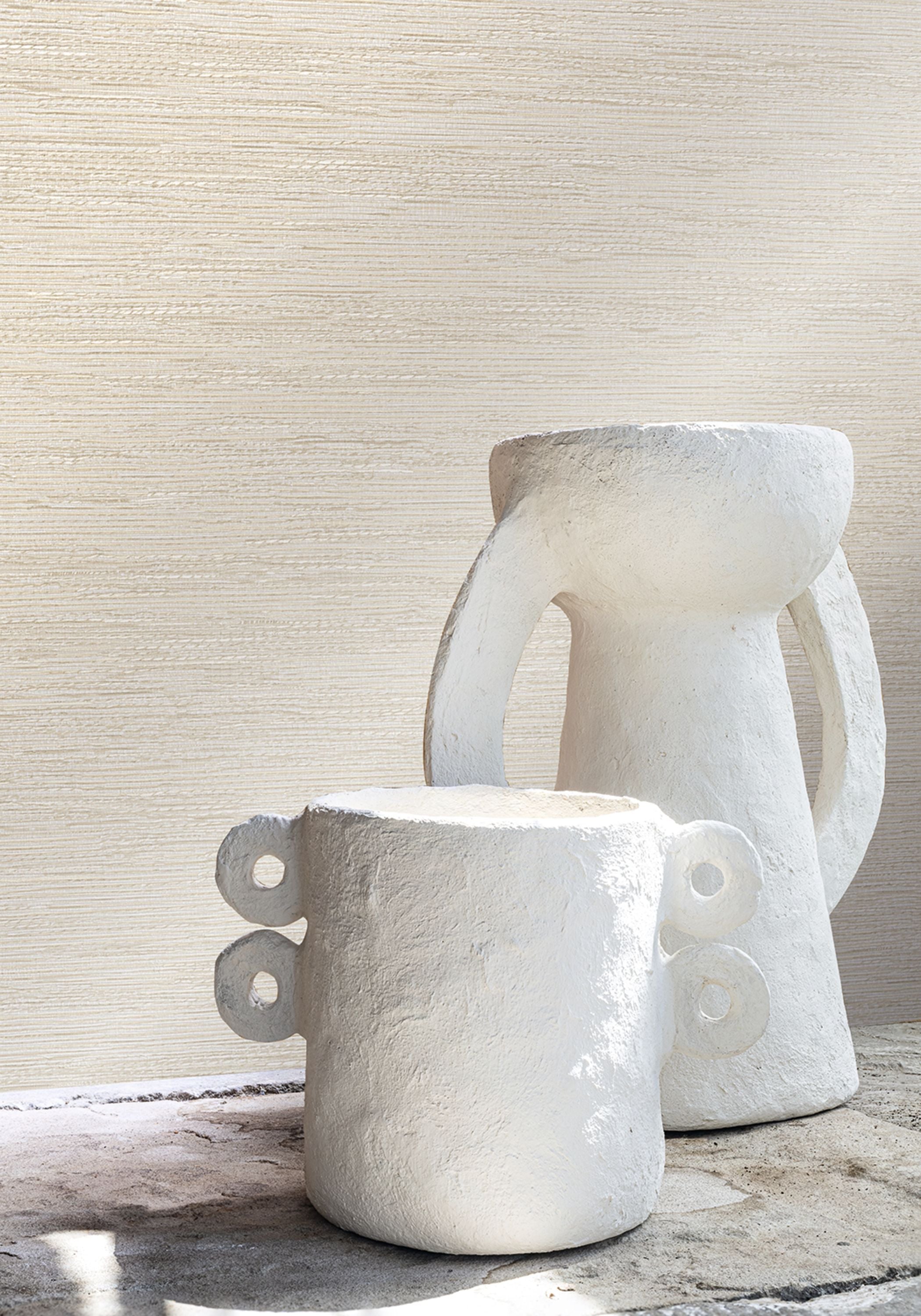 75342242 Tatami Grege Wallpaper by Casamance