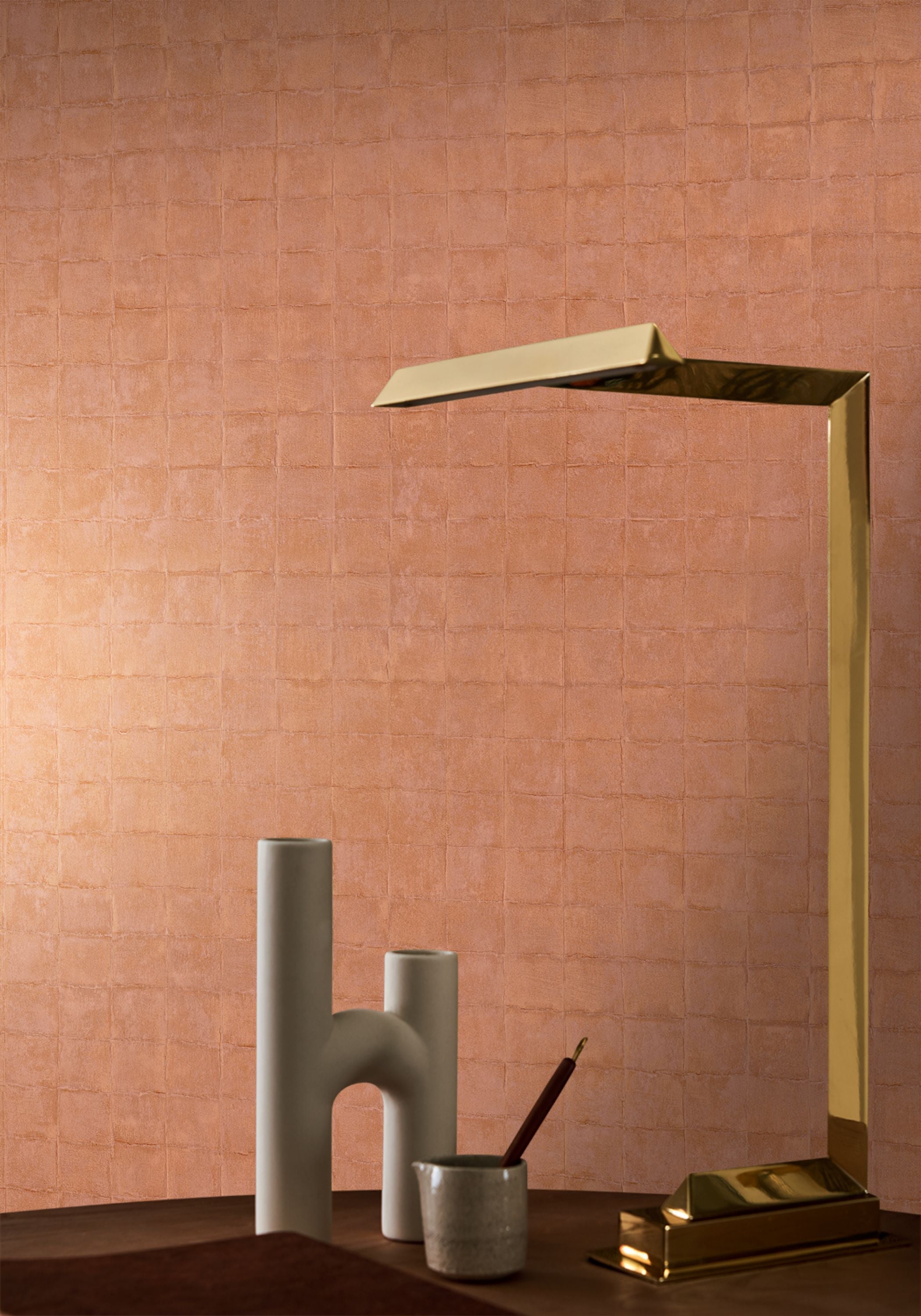 76080508 Faenza Cuivre Wallpaper by Casamance