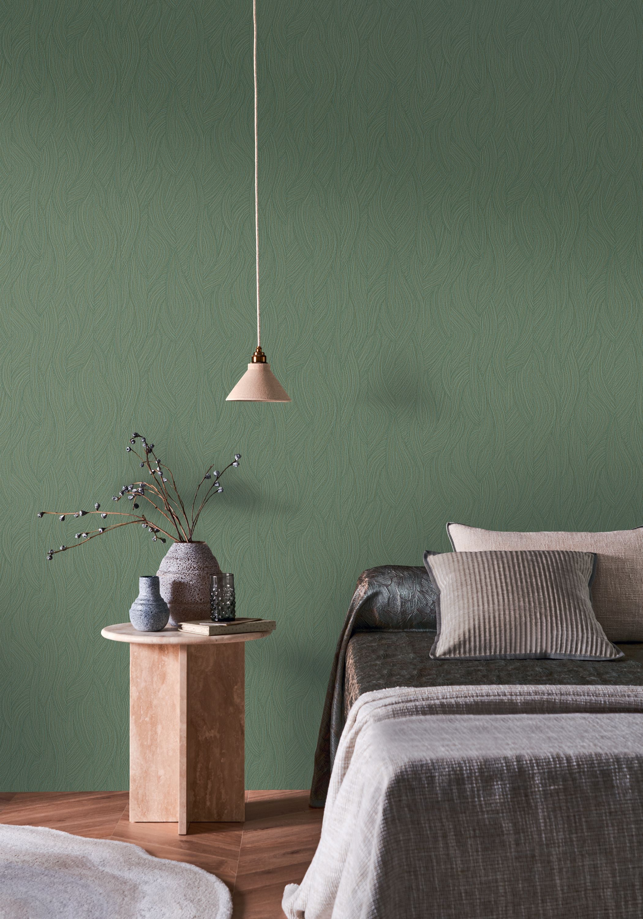 76221222 Jassine Cyprès Wallpaper by Casamance