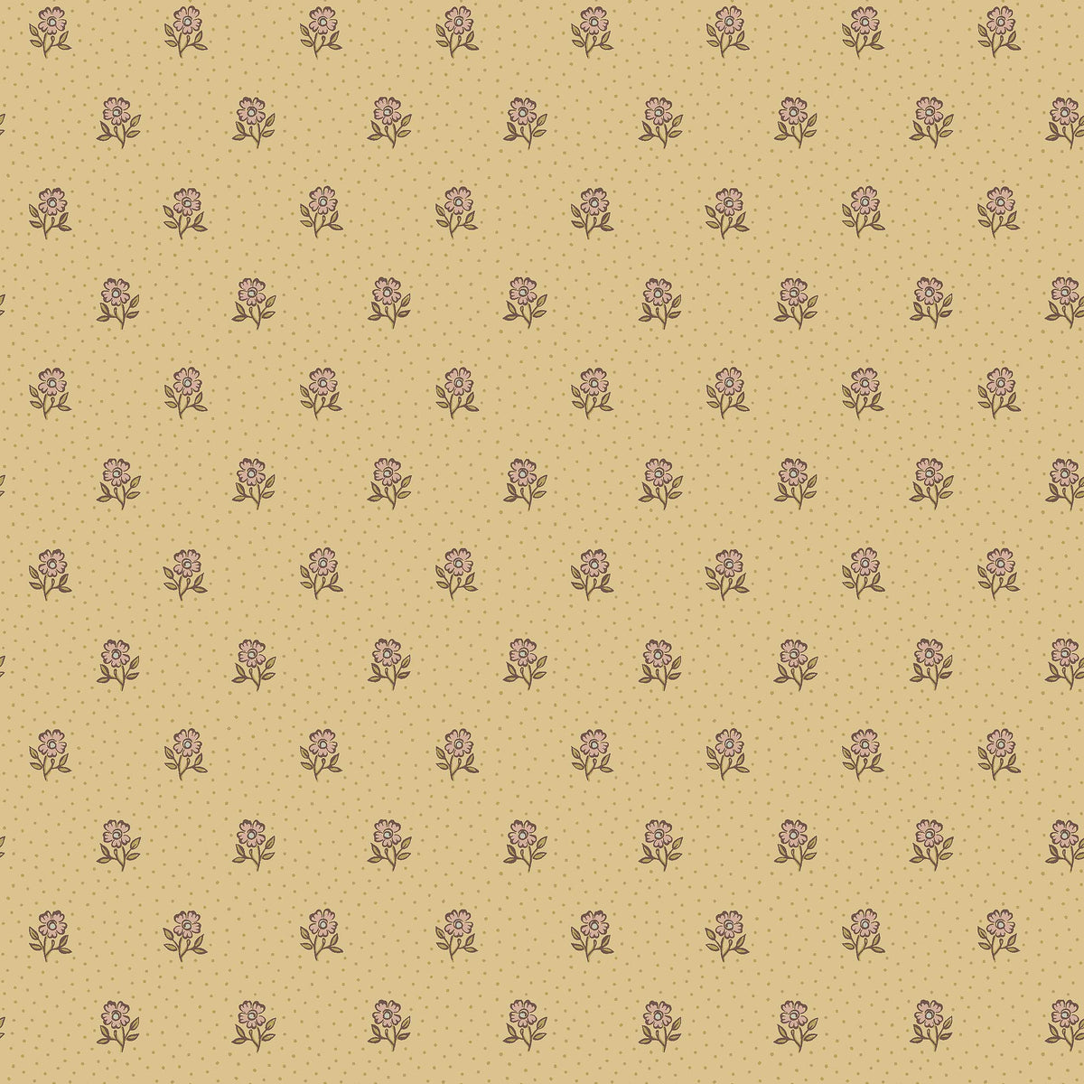 Désirée Yellow Herrgård Wallpaper by Boråstapeter