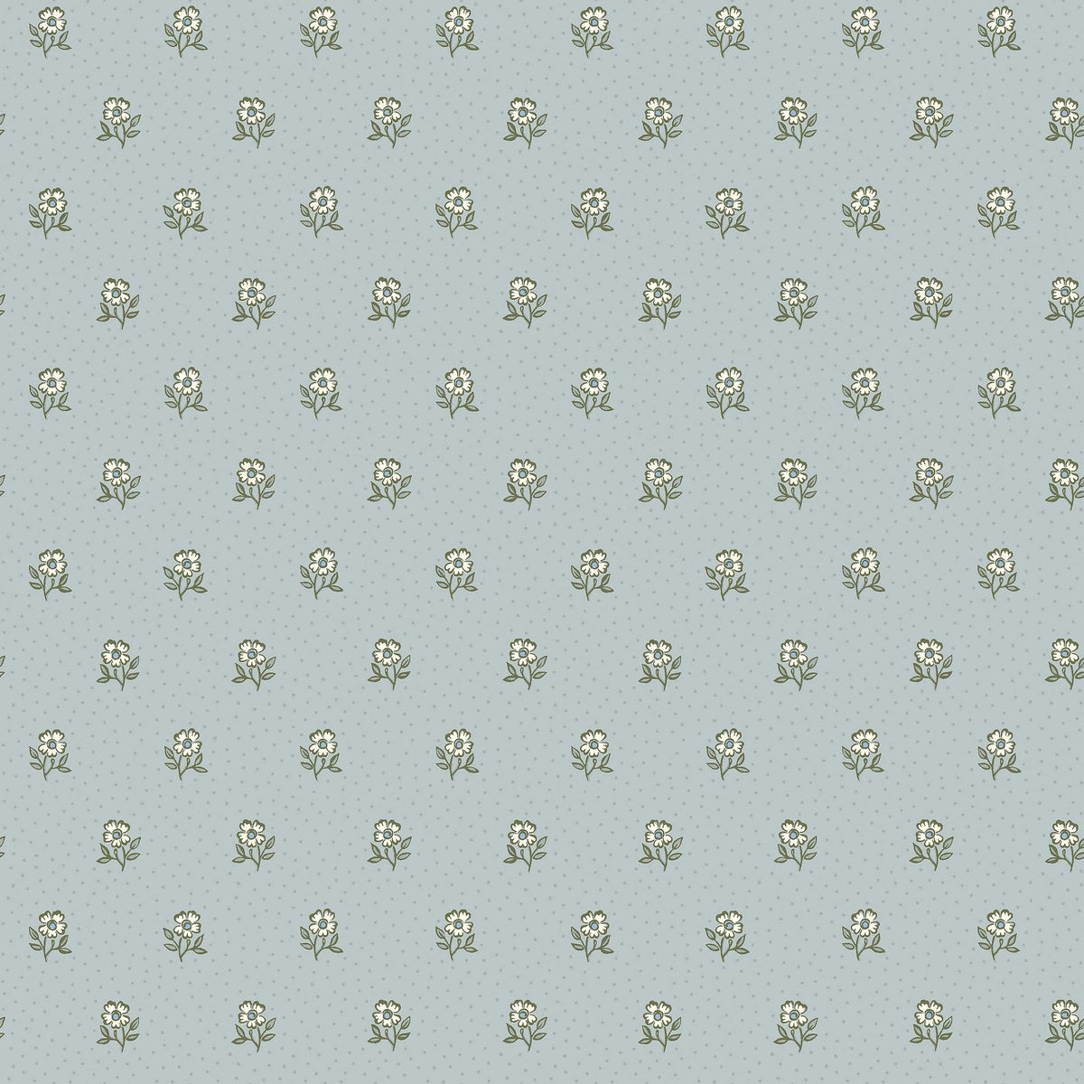 Désirée Blue Herrgård Wallpaper by Boråstapeter