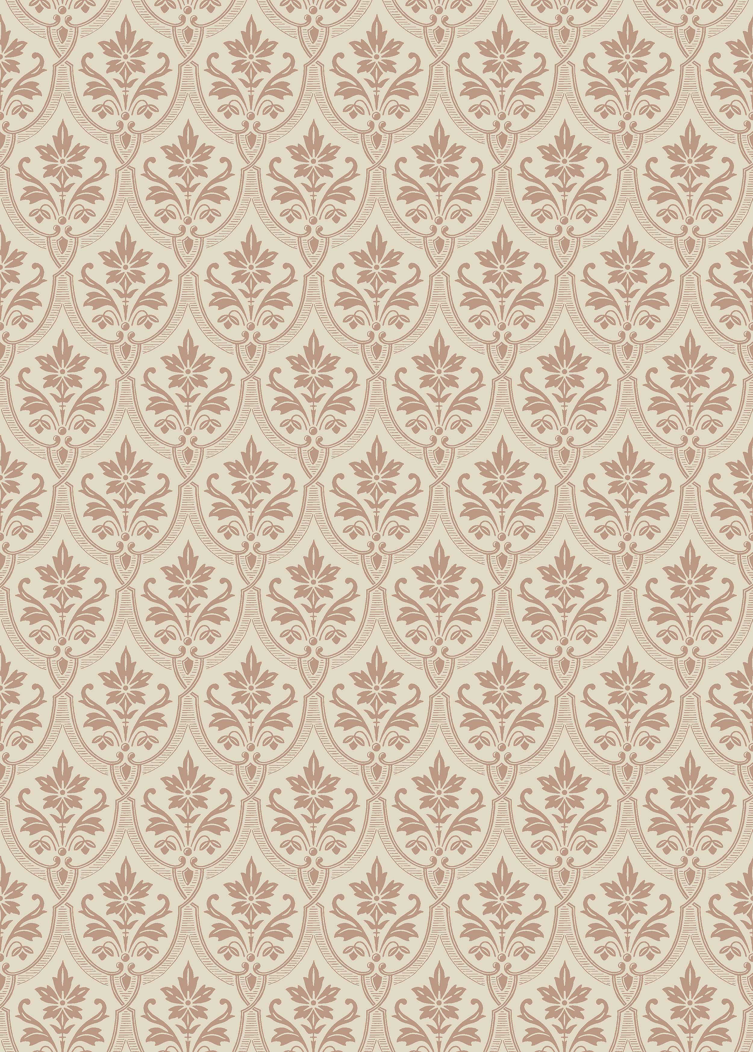 Harald Red Herrgård Wallpaper by Boråstapeter