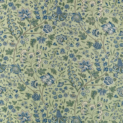 Francois Green and Blue Clermont Fabric by Anna French