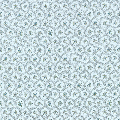 Juliette Trail Spa Blue Clermont Fabric by Anna French