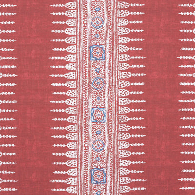 Javanese Stripe Antilles Red Fabric by Anna French