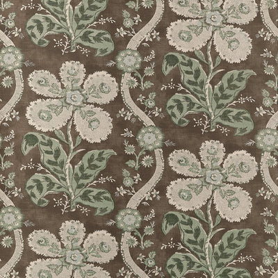 St. Gilles Brown Clermont Wallpaper by Anna French