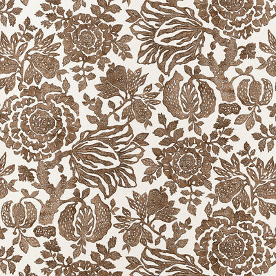 Sigourney Brown Clermont Wallpaper by Anna French