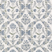 Paloma Blue and Green Clermont Wallpaper by Anna French