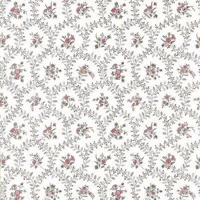 Juliette Trail Blush Clermont Wallpaper by Anna French