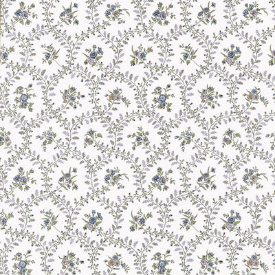 Juliette Trail Lavender and Blue Clermont Wallpaper by Anna French
