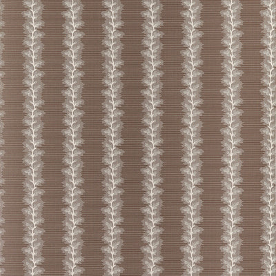 French Stripe Brown Clermont Wallpaper by Anna French