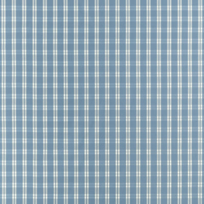 Payton Check Blue Clermont Fabric by Anna French