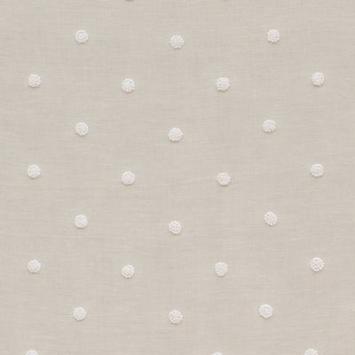 French Knot Embroidery Meridian Flax Fabric by Anna French