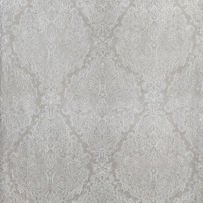 Sterling Paisley Meridian Flax Fabric by Anna French