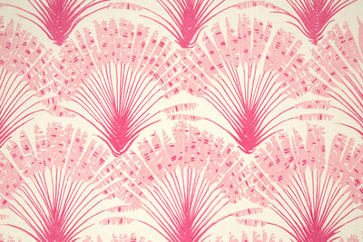 Brisa Fuchsia Wallpaper by Christopher Farr Cloth