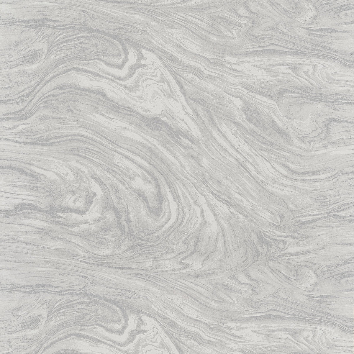 Waves Ivory and Grey Spring 2024 Wallpaper by Coraggio — flat