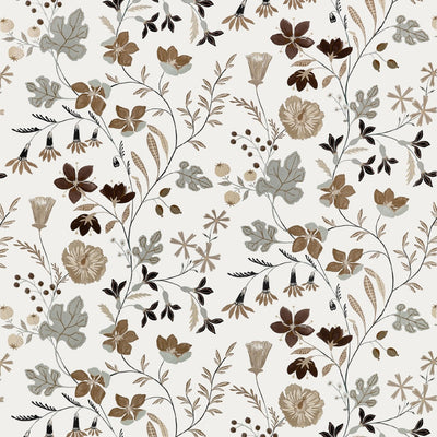 Bloom Natural Fairhaven Fabric by Thibaut