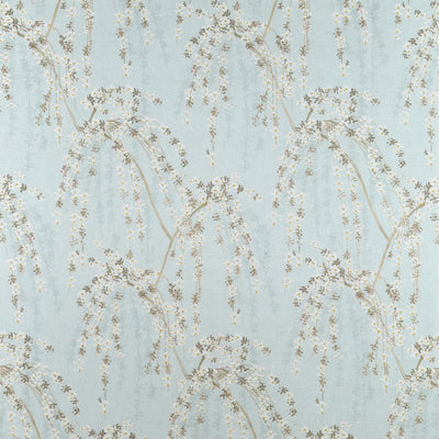 Weeping Blossom Blue Yutori Fabric by Thibaut