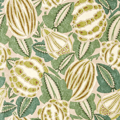 Zenith Blush/Forest Zamora Wallpaper by Harlequin