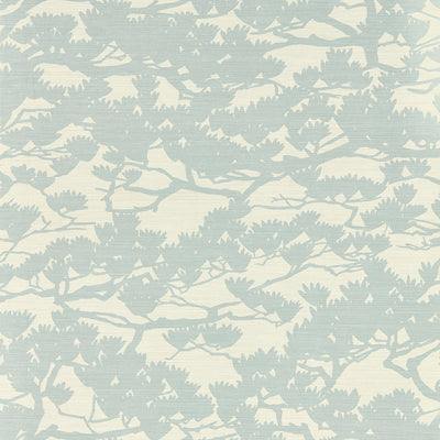Kengai Kasuri Sky and Chalk Wallpaper by Harlequin