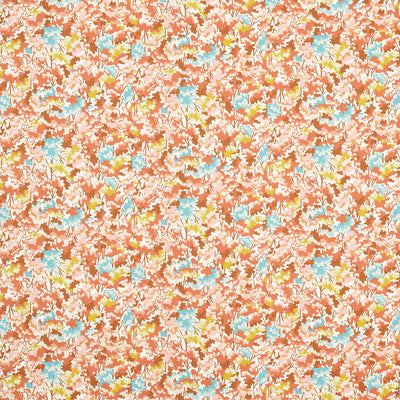 Tree Tops Idyllic Baked Terracotta/Azul/Honey Fabric by Harlequin