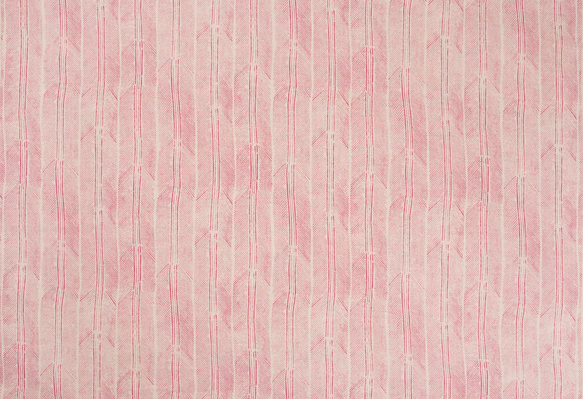 Peacock Hot Pink fabric by Christopher Farr Cloth