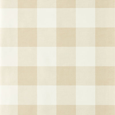 Central Check Pebble Pomona Wallpaper by Scion