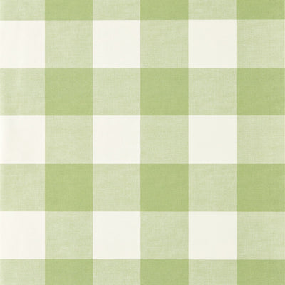 Central Check Pea Green Pomona Wallpaper by Scion