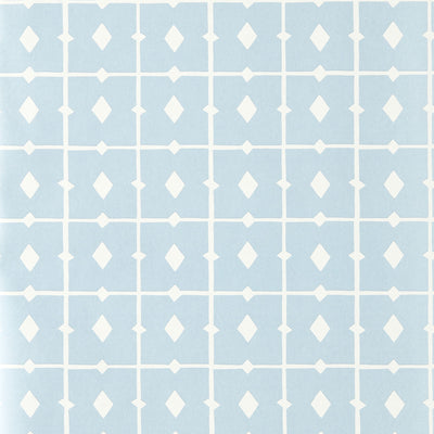 Tiles Cornflower Pomona Wallpaper by Scion