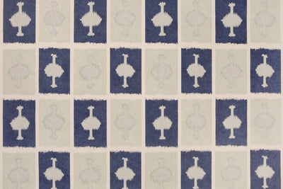 Ozone Cobalt Wallpaper by Christopher Farr Cloth