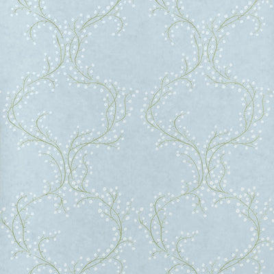 Markle Trail Spa Blue Fairhaven Wallpaper by Thibaut