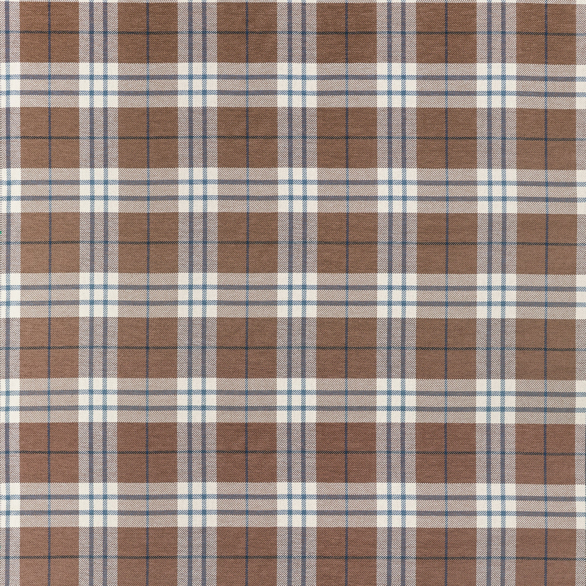 W711330 Percival Plaid Sienna Fabric by Thibaut