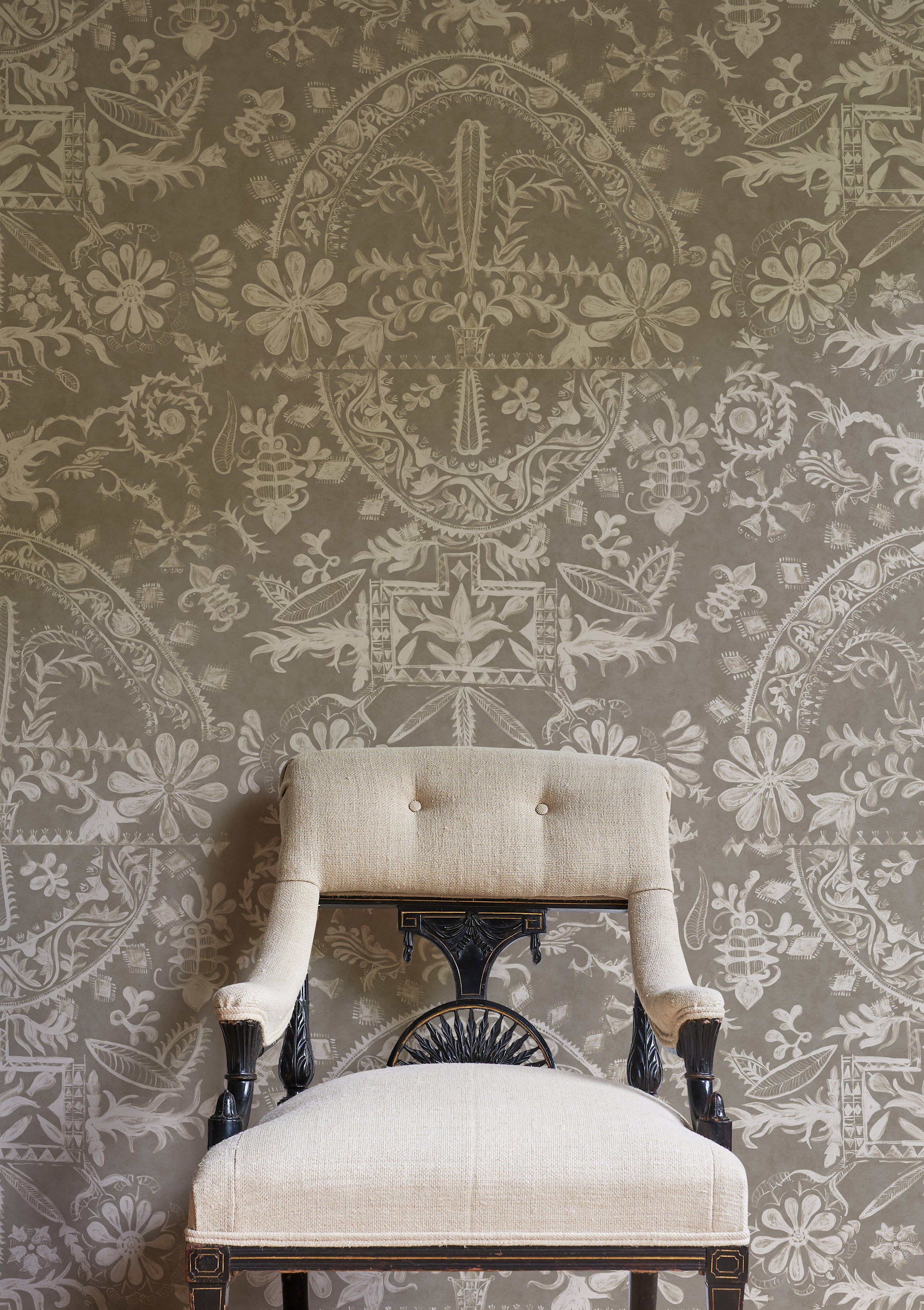 LW 211 420 Womad Silt Wallpaper by Lewis & Wood