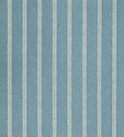 Harvest Stripe Cornflower Pomona Fabric by Scion